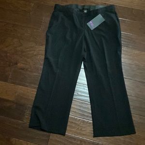 Lane Bryant black, 20petite, dress trousers, front pockets, tummy control,nwt